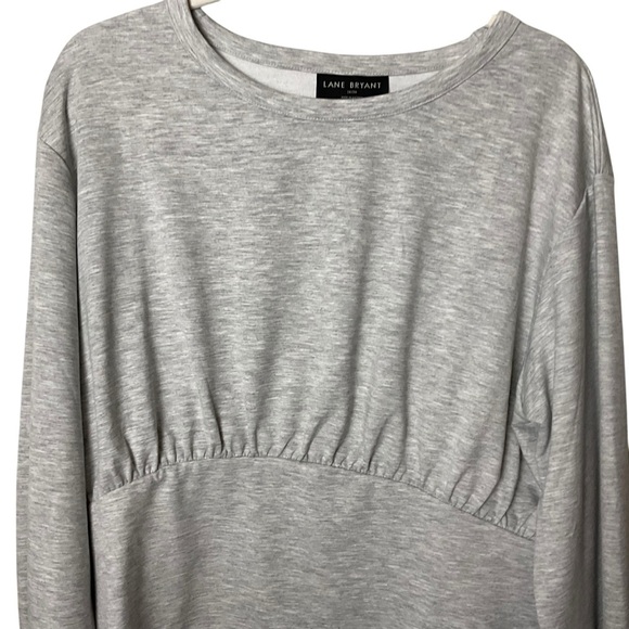 Lane Bryant Relaxed Crew-Neck Waist Panel Sweatshirt - Picture 5 of 11